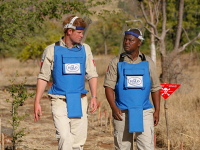 Link to Prince Harry to visit HALO in Angola