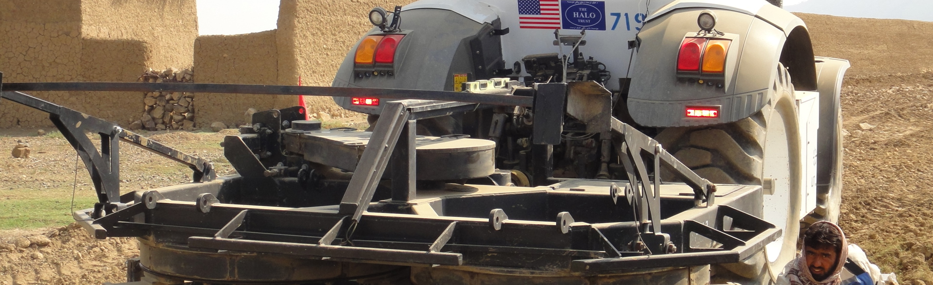 An armoured vehicle used for clearance 